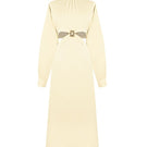 Sean Sheila cut-out maxi dress with piercing details, featuring a stylish design and elegant silhouette.
