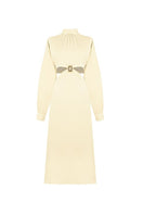 Sean Sheila cut-out maxi dress with piercing details, featuring a stylish design and elegant silhouette.