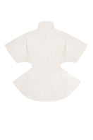 Sean Sheila Signature Embroidered Kimono top with intricate embroidery, lightweight fabric, and relaxed fit, shown from the back.