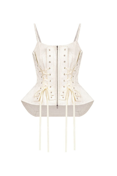 DECONSTRUCTED CORSET TOP WHITE | CULT MIA | Sean Sheila