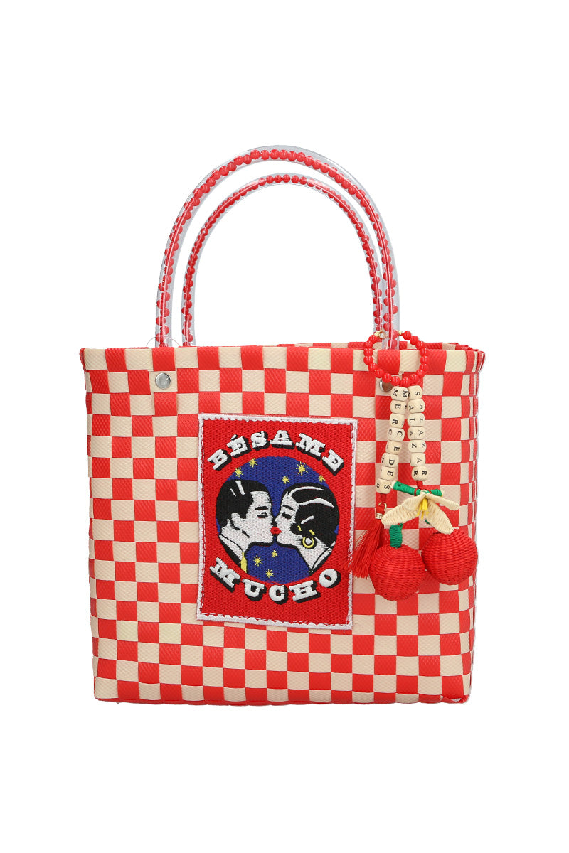 BESAME MUCHO ZUNCHO HANDBAG SMALL IN RED