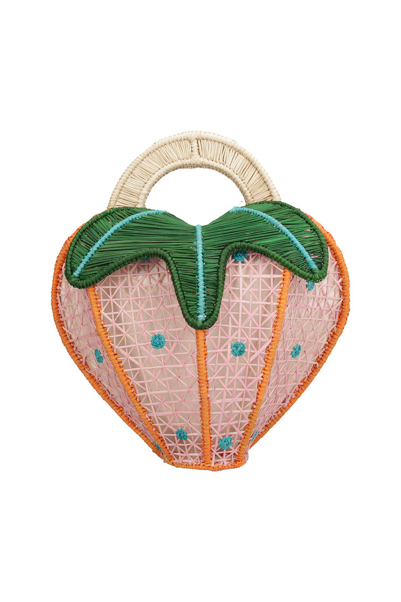 JUICY HANDBAG IN GREEN PINK AND ORANGE