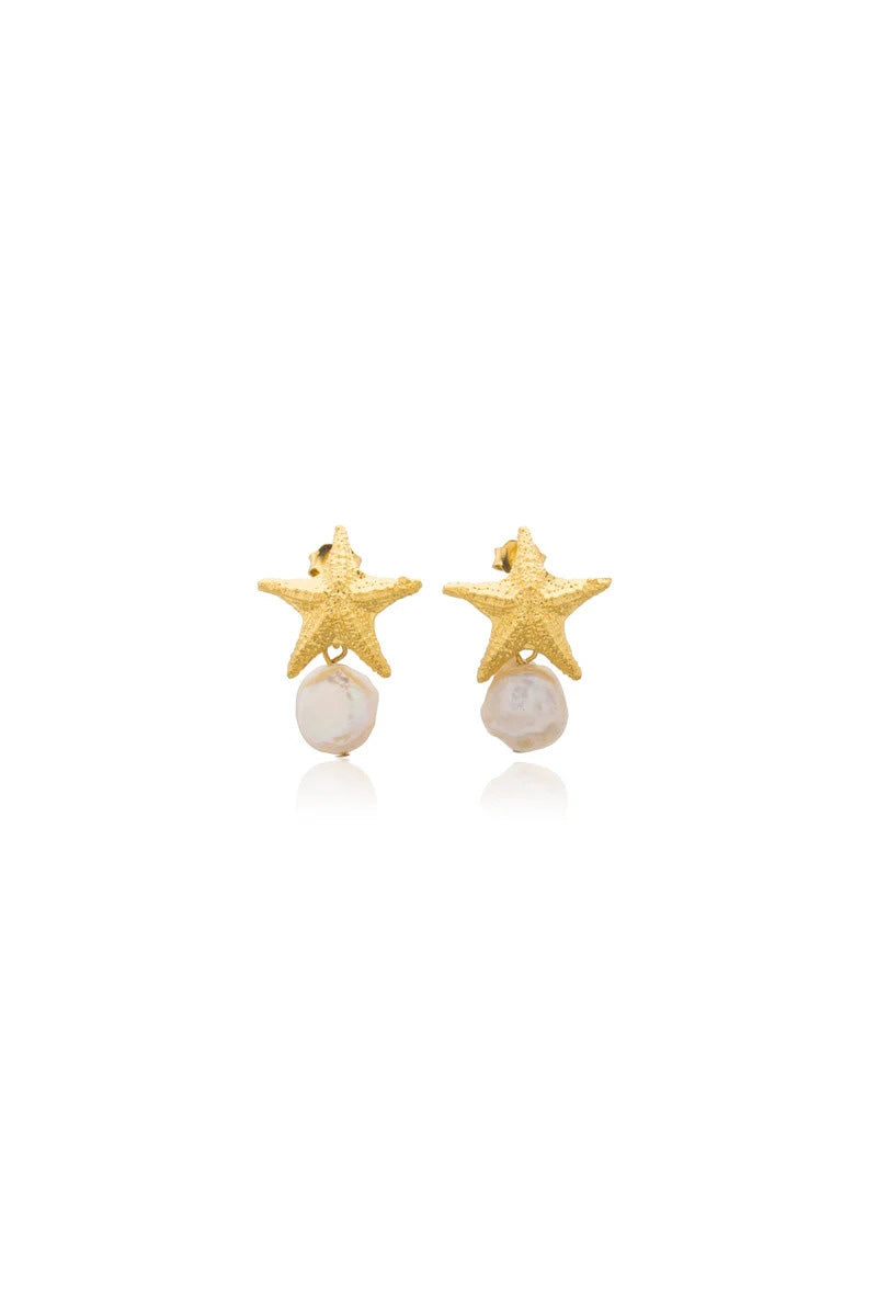 STELLA EARRINGS IN IVORY