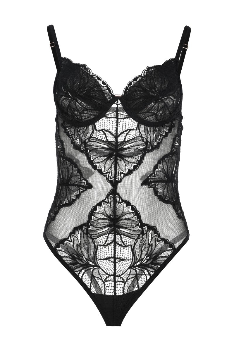INDIRA BODYSUIT IN BLACK - CULT MIA