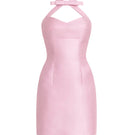 Urban Muse Sundelle mini dress in powder color, featuring a stylish, lightweight design perfect for casual or summer wear.