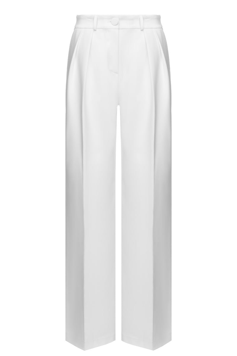 Matters Sadie ivory co-ord set featuring stylish trousers and matching top, perfect for chic, modern fashion looks.