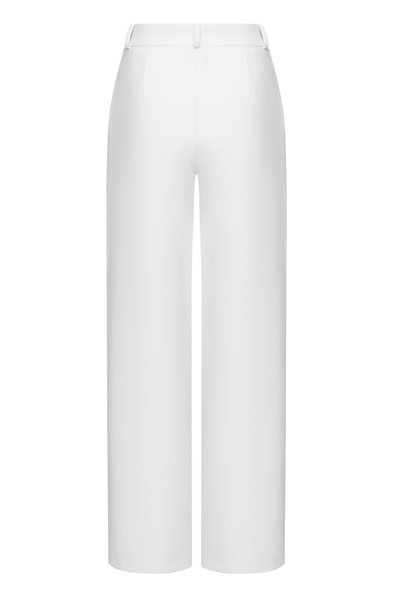 Matters Sadie ivory co-ord set featuring stylish trousers and matching top, perfect for elegant and trendy outfits.