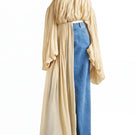 Deme By Gabriella sage and indigo co-ord set featuring a stylish matching top and pants, perfect for casual or dressy occasions.
