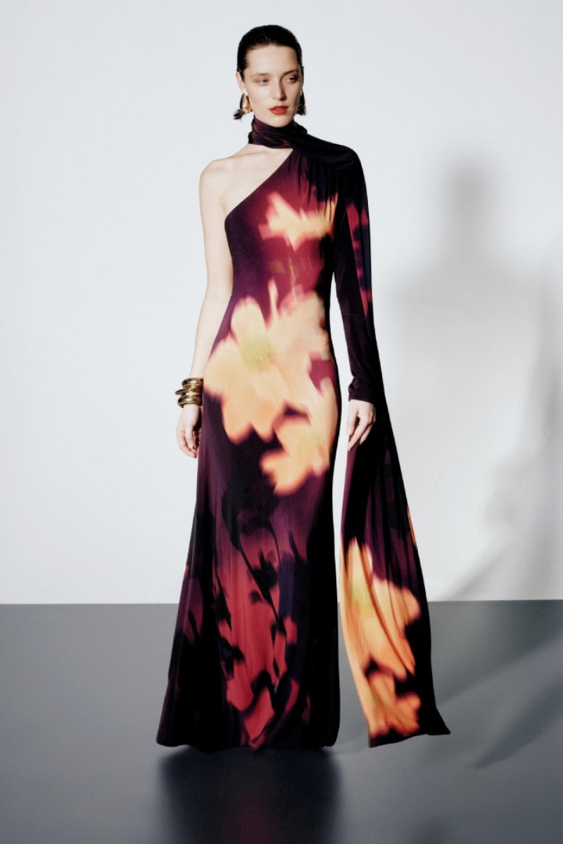 ROBE MAXI SAHRA MOCHA EN TERRE AMBRE