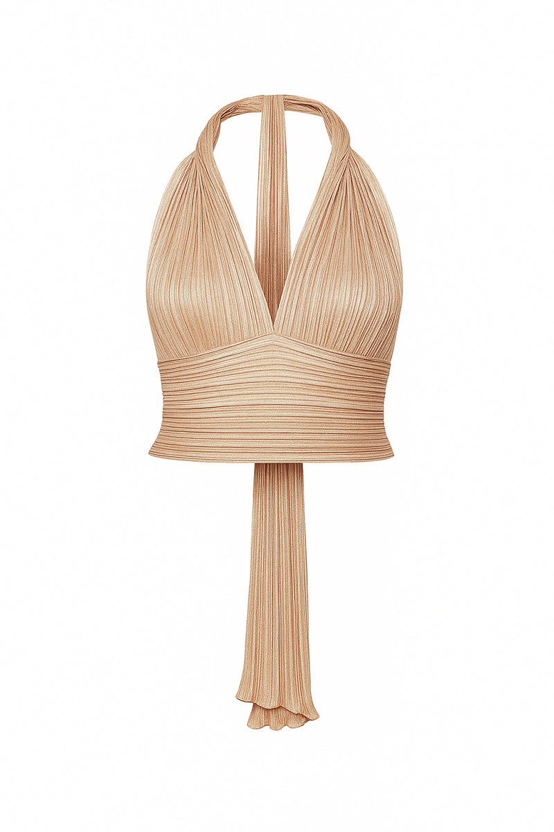 SALOMÉ METALLIC TOP - CULT MIA