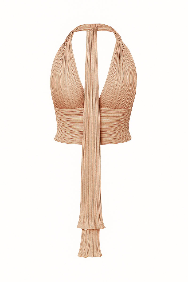 SALOMÉ METALLIC TOP - CULT MIA