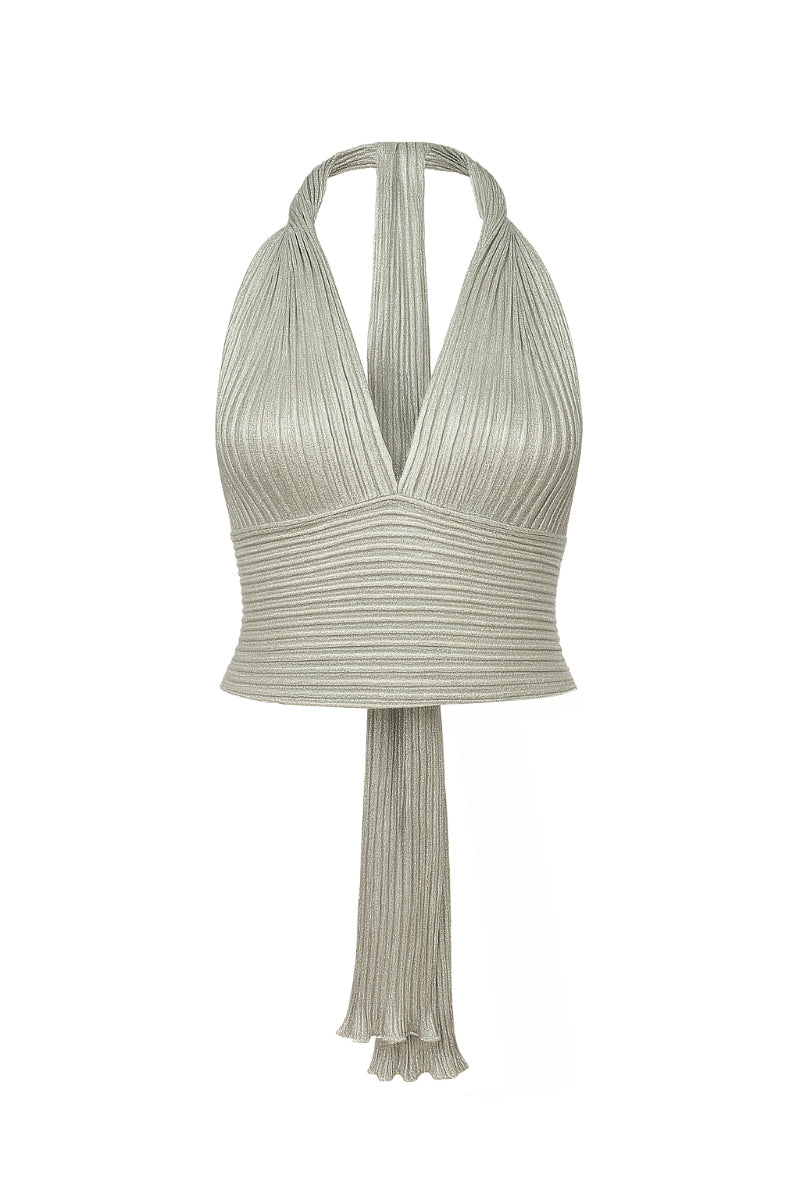 SALOMÉ METALLIC TOP