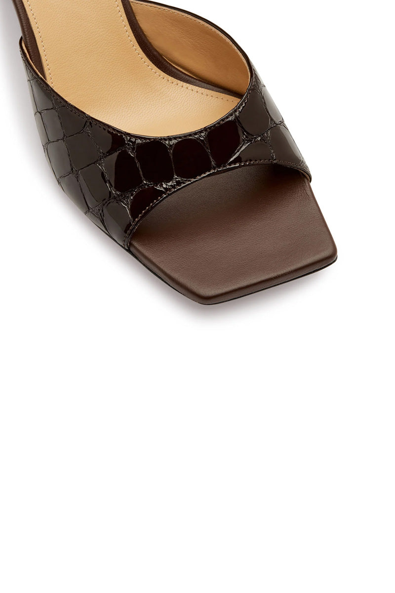 SANDALO ALYSSA MOKA HEELS - CULT MIA