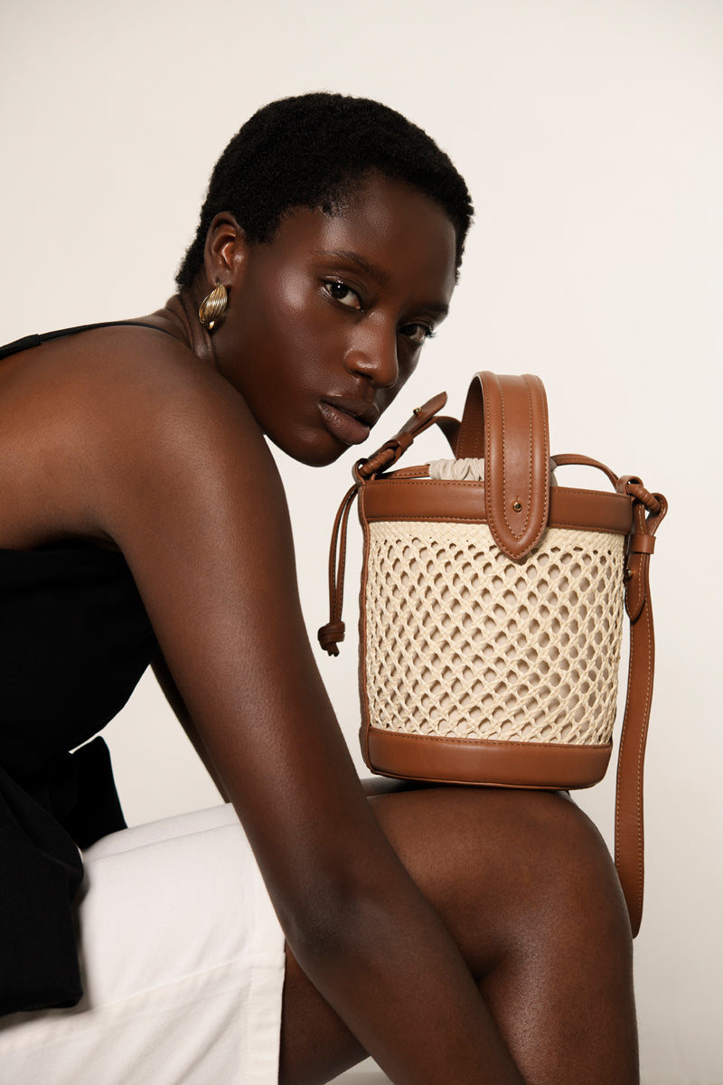 SANDONÁ BUCKET IN TAN - CULT MIA