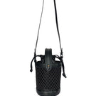 Black ISIDORA MALVA Sandoná mini bucket shoulder bag with a sleek design and adjustable strap.