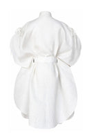 Off-white Saona beach cover-up by ANA + MARIA, lightweight and flowy with a relaxed fit, perfect for beachwear.