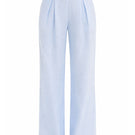 Baby blue SARENA pants by Maylé Vásquez, stylish and comfortable pants with a soft fabric finish.