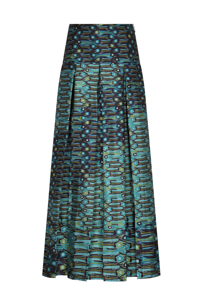 SASTRE ONDA SKIRT IN AQUA - CULT MIA