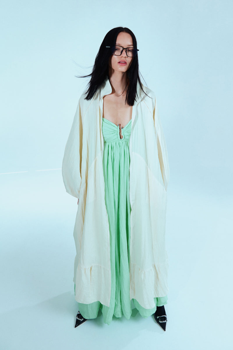 TRENCH BALLOON COAT - CULT MIA