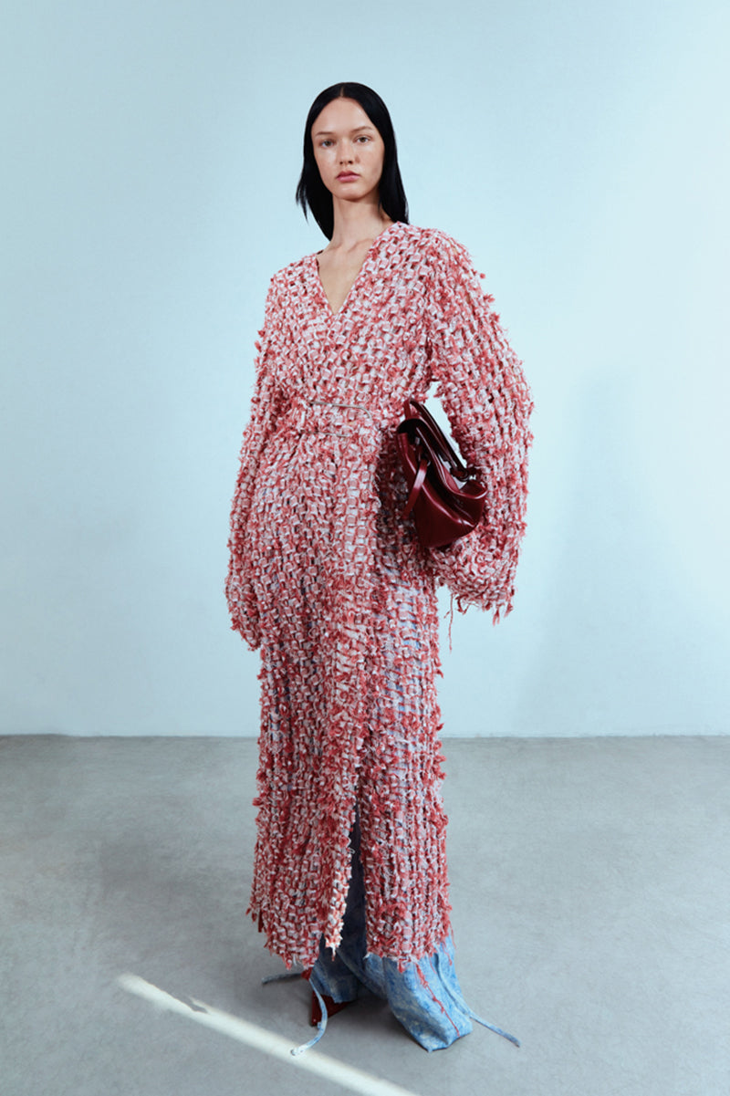 RED BLOOM CARDIGAN - CULT MIA