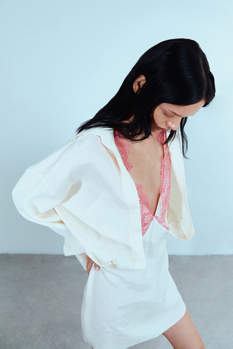 MILK MINI SHIRT DRESS - CULT MIA