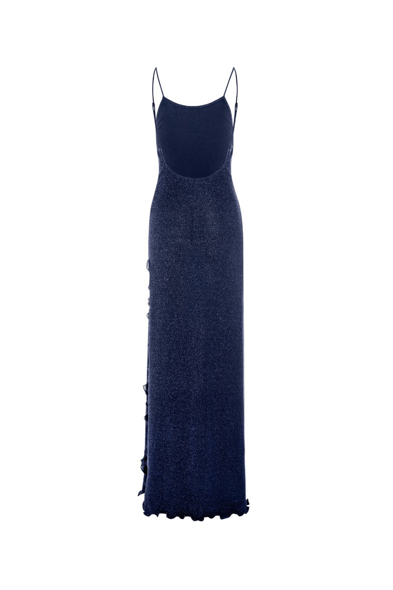 SELENE DRESS IN DARK BLUE - CULT MIA