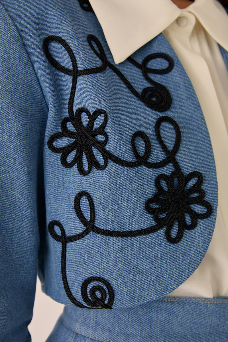 JUANA JACKET IN BLUE - CULT MIA