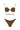 SEREIN BIKINI SET IN BROWN - CULT MIA