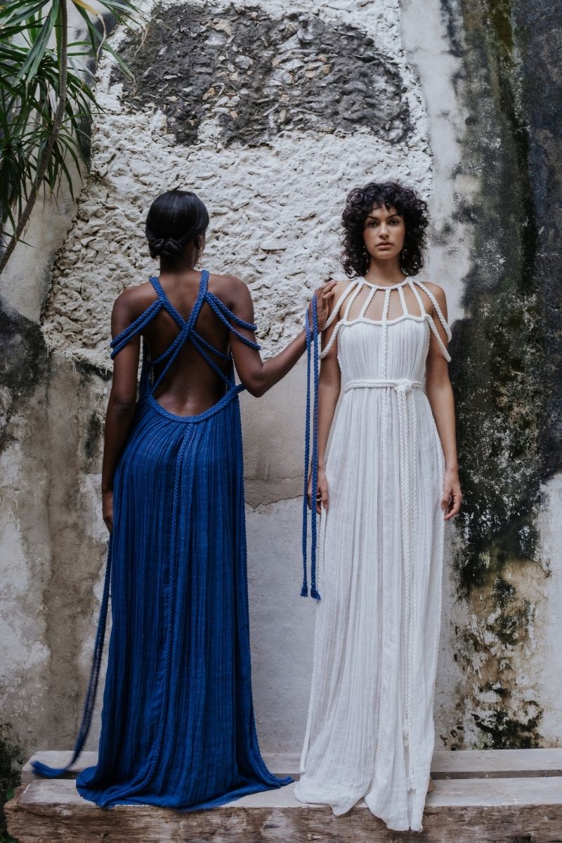 SEVERYNA DRESS IN NUDE - CULT MIA