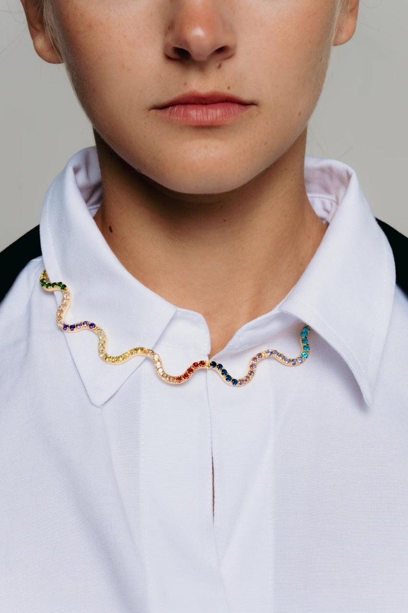 Multicolor Shanti necklace by Lavani Jewels featuring vibrant beads and intricate design, perfect for traditional or casual wear.