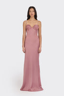 Purple Shell Slip Maxi Dress by Stolen Stores, flowing fabric with shell detail, stylish and comfortable for warm weather.