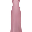 Purple Shell Slip Maxi Dress by Stolen Stores, front view showcasing flowing fabric and elegant design.