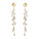 Elegant white pearl earrings from LAVANI JEWELS' Siena Pearl Earrings collection, showcasing classic pearl studs.