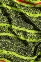Amel Batita SNAQ Brocot silk scarf with intricate brocot pattern, lightweight shawl showcasing detailed craftsmanship.
