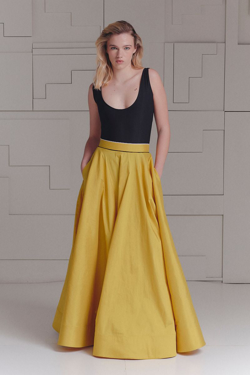 SOL SKIRT IN YELLOW - CULT MIA