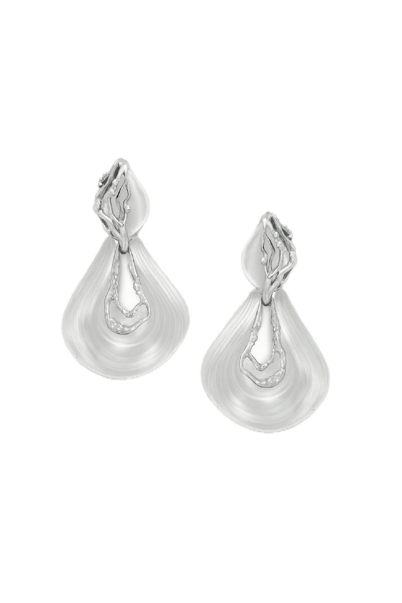SOLARA EARRINGS IN WHITE