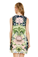 Mestiza New York Soma Duo Mini Dress featuring a stylish, fitted design with short sleeves and a vibrant pattern.