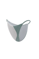 Suncillo Sophia bikini bottom in green sage and silver gray with a sleek, minimal design perfect for beachwear.