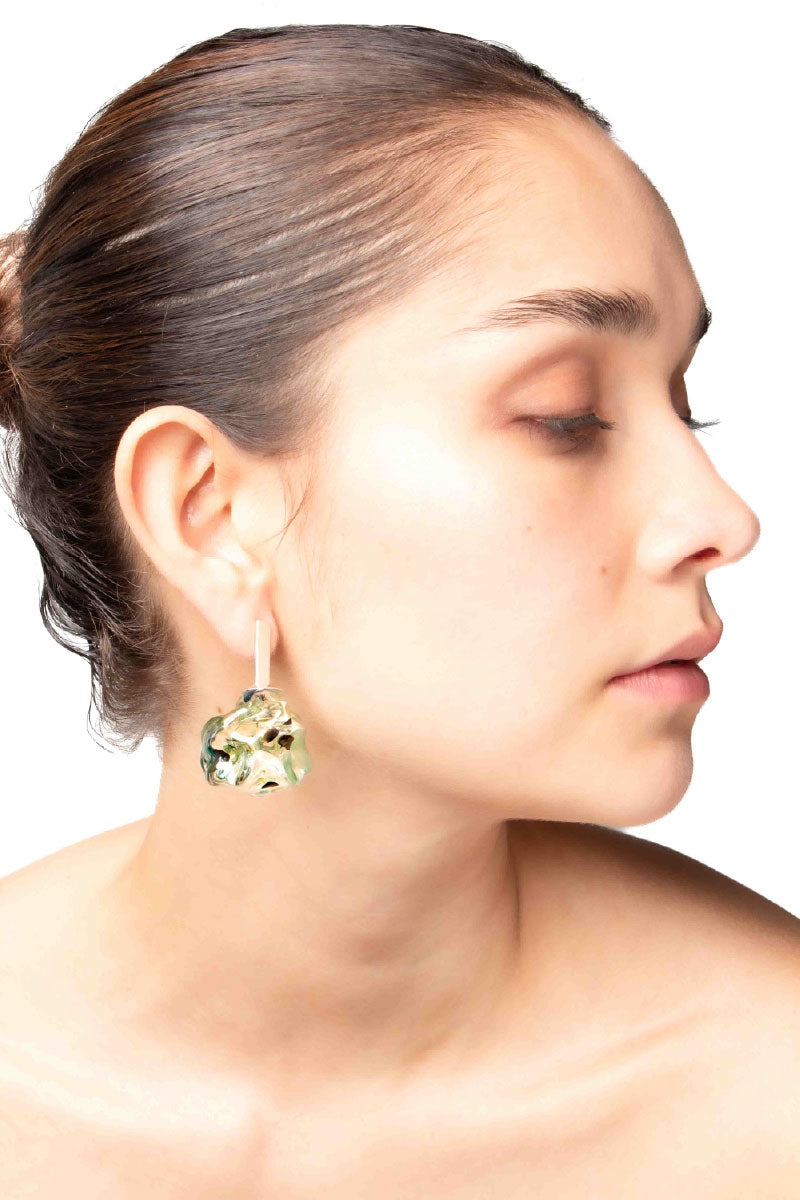 SOPLO M EARRINGS IN GREEN