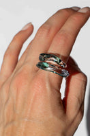 SOPLO REMOLINO RING IN BLUE