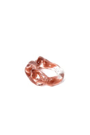 Salvarea Soplo Ring Set featuring mauve-colored rings with elegant, minimalist design for stylish accessories.