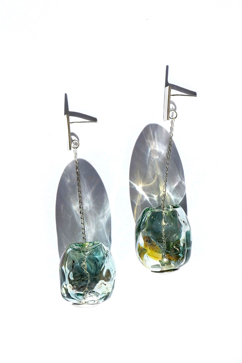 SOPLO S EARRINGS IN GREEN
