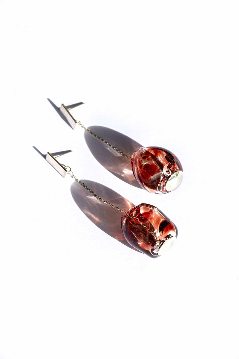 SOPLO S EARRINGS IN RED