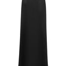 Black spiral low waist maxi skirt from Stolen Stores, flowing fabric with a relaxed fit and stylish design.