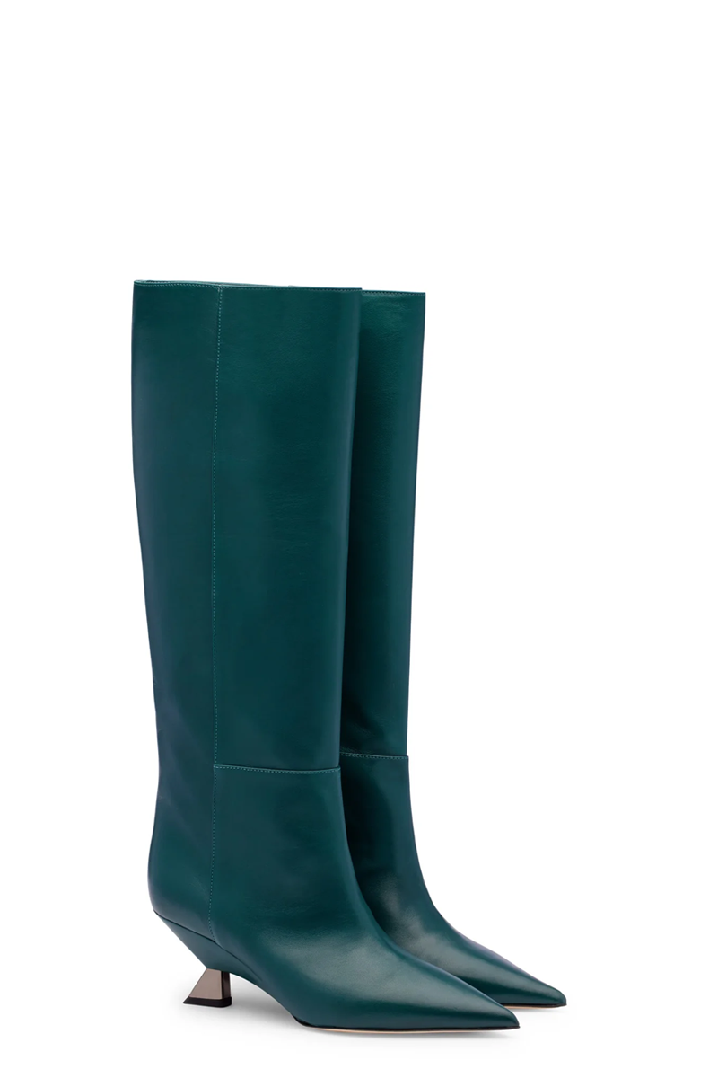 STIVALE ASHLEY PETROLIO BOOTS - CULT MIA