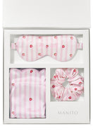 Pink summer fruits sleeping gift box by MANITO, featuring colorful fruit-themed home decor and cozy design elements.