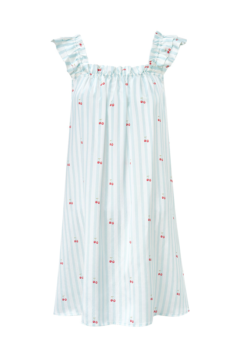 SUMMER FRUITS WOMEN'S SHORT NIGHTDRESS
