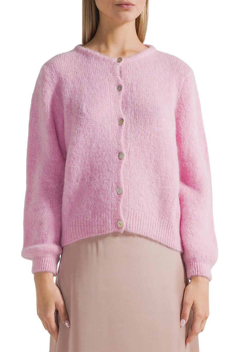 CARDIGAN SUSAN EN ALPAGA BLEU BAIE