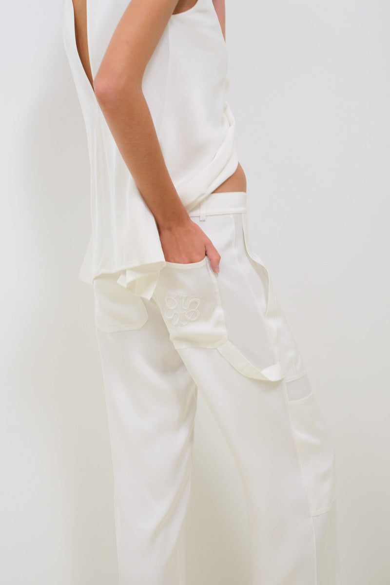 SLEEVELESS TOP WITH KNOT DETAIL - CULT MIA