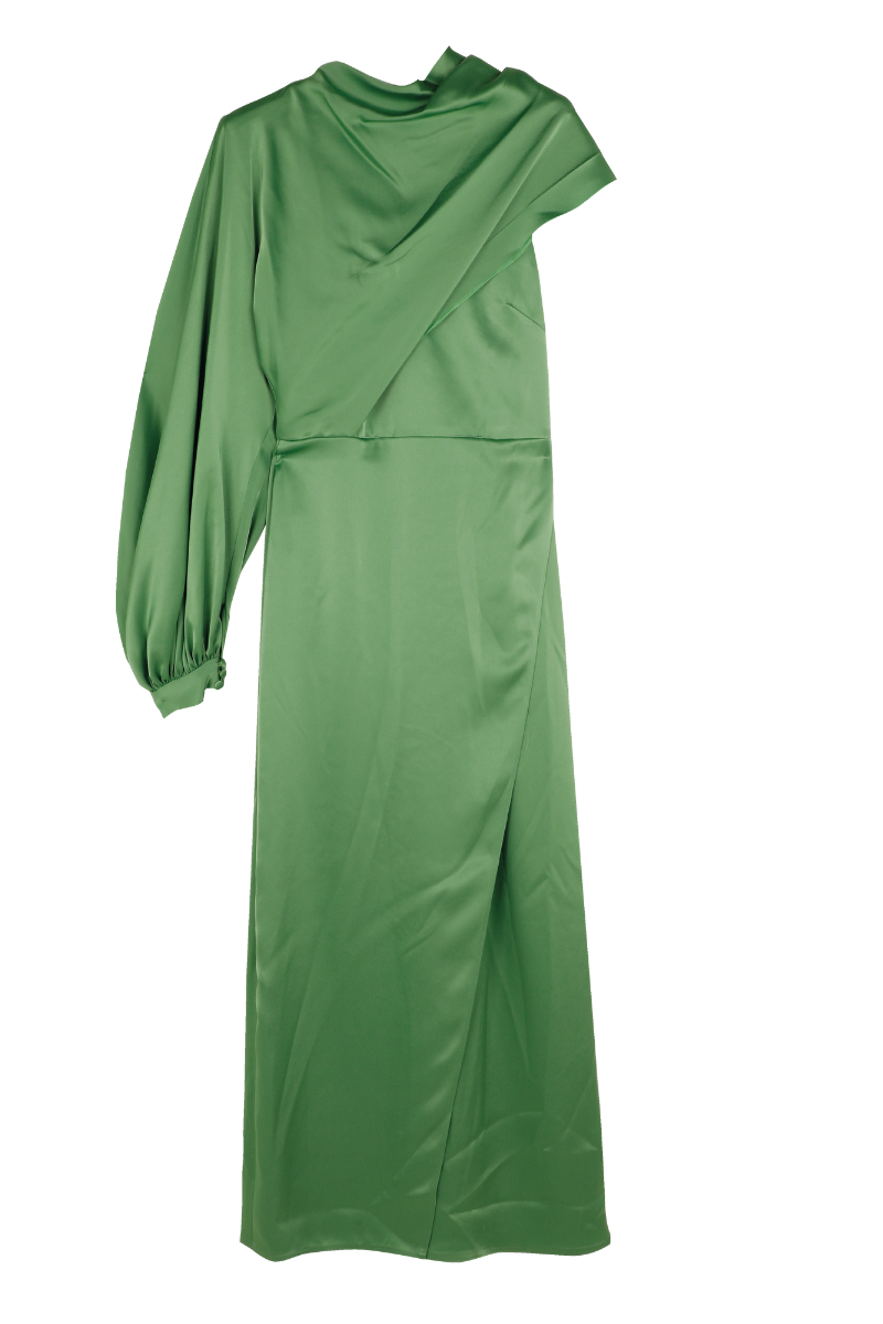 TAHITI MIDI DRESS IN GREEN - CULT MIA